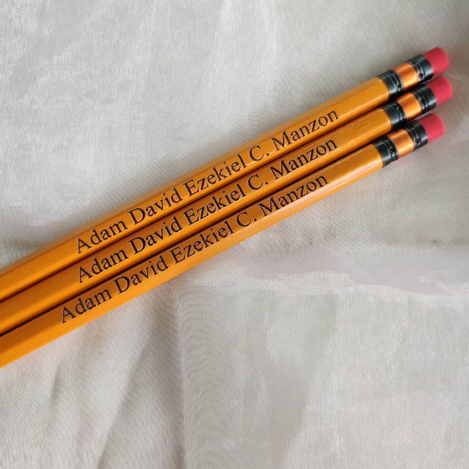 Personalized Original Mongol Pencil (Per 3pcs, 6pcs, 12pcs)