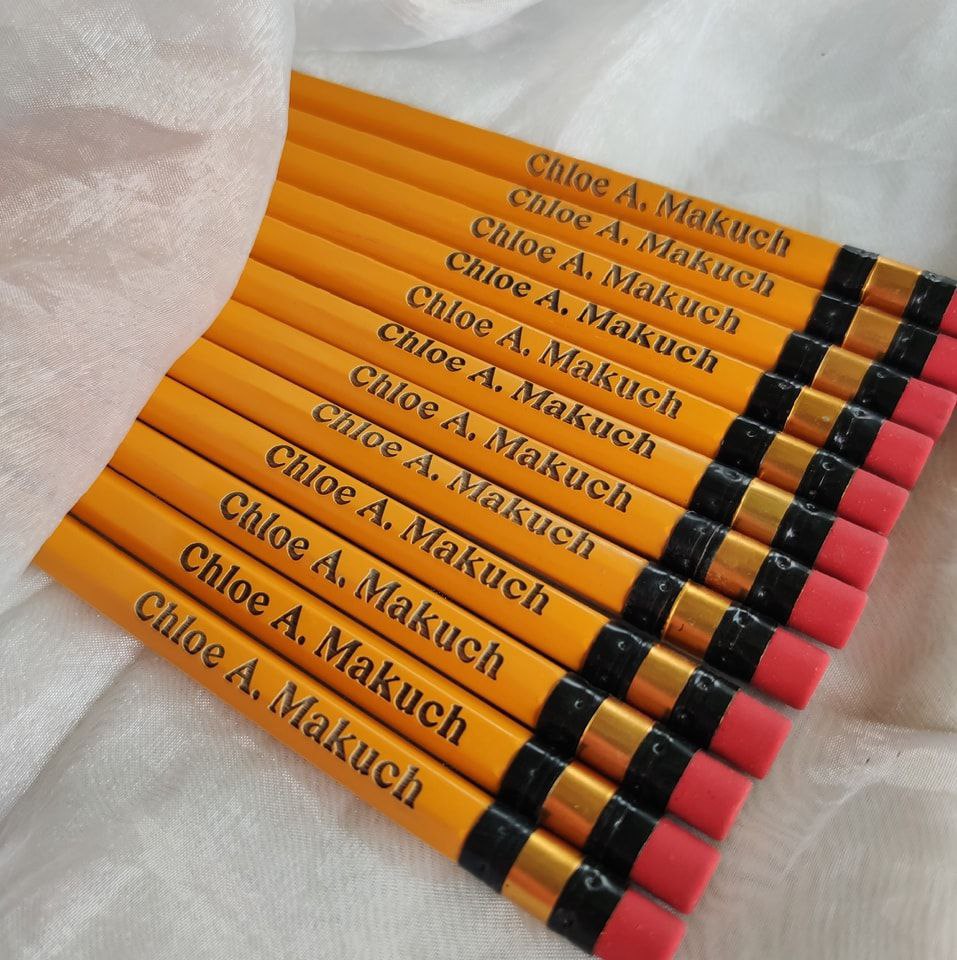 Personalized Original Mongol Pencil (Per 3pcs, 6pcs, 12pcs)