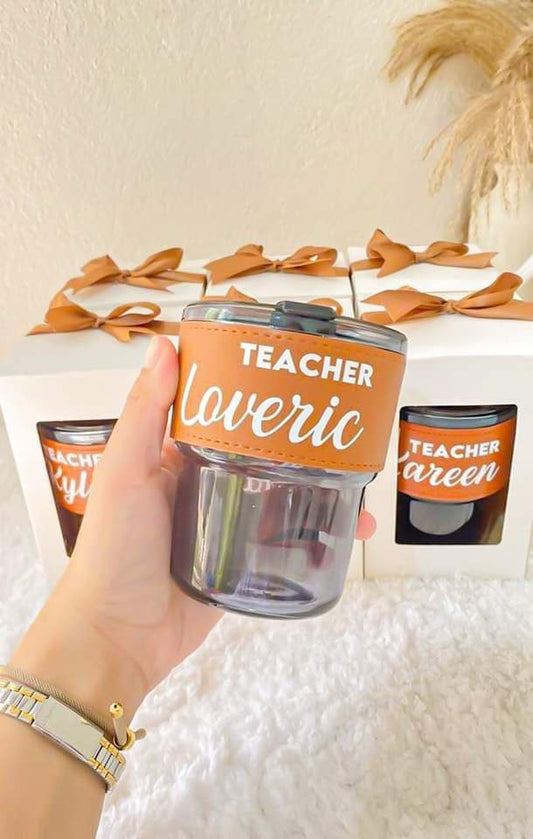 Glass Sippy Mug (FREE STRAW)