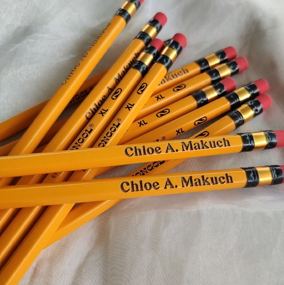 Personalized Original Mongol Pencil (Per 3pcs, 6pcs, 12pcs)